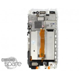 Ecran LCD & Vitre Tactile blanche + Chassis Huawei Mate S