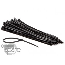 Lot de 100 colliers plastiques noirs serre câble 10cm (1416050)
