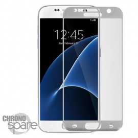 Vitre de protection Samsung Galaxy S7 Blanche