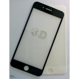 Film de protection incurvé 3D en verre trempé iPhone 6 Plus Noir avec boîte
