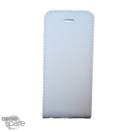 Etui simili-cuir Blanc PU à rabat vertical iPhone 6 Plus et 6S +