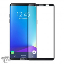 Film de protection incurvé 3D en verre trempé Noir Samsung Galaxy Note 8 avec boîte (PREMIUM)