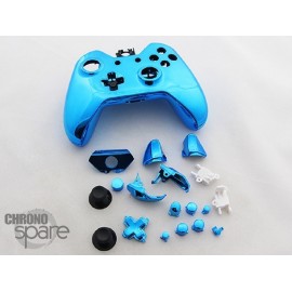 Coque complète avec boutons manette Xbox One - Bleu