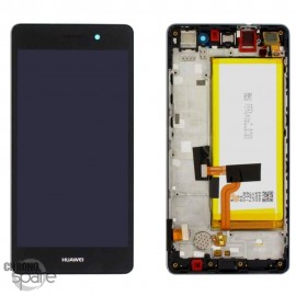 Bloc écran LCD + vitre tactile + batterie Huawei P8 Lite Noir (officiel)