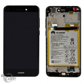 Bloc écran LCD + vitre tactile + batterie Huawei P8 Lite 2017 Noir (officiel)