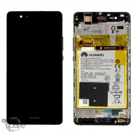 Bloc écran LCD + vitre tactile + batterie Huawei P9 Lite Noir (officiel)